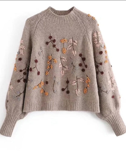 Vintage Inspired Sweater with a Contemporary Edge
