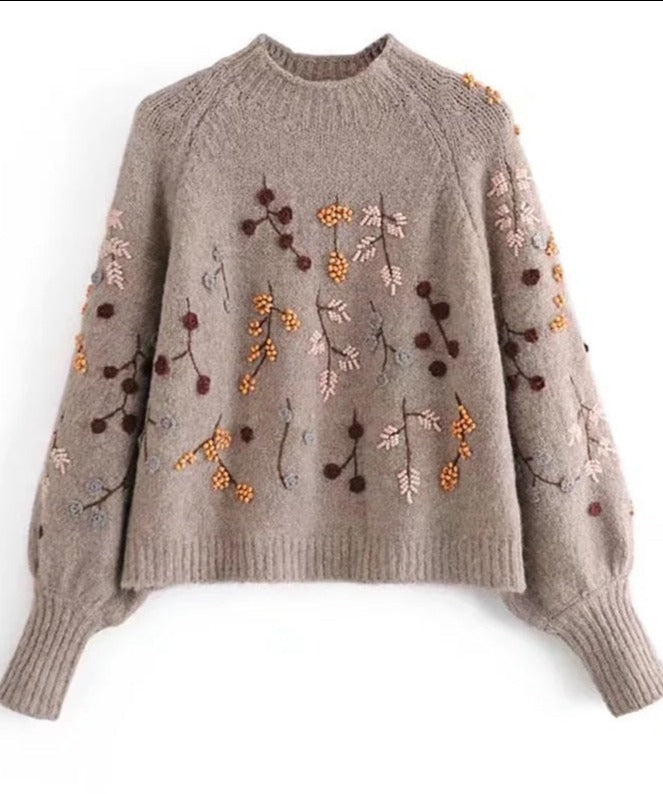 Vintage Inspired Sweater with a Contemporary Edge