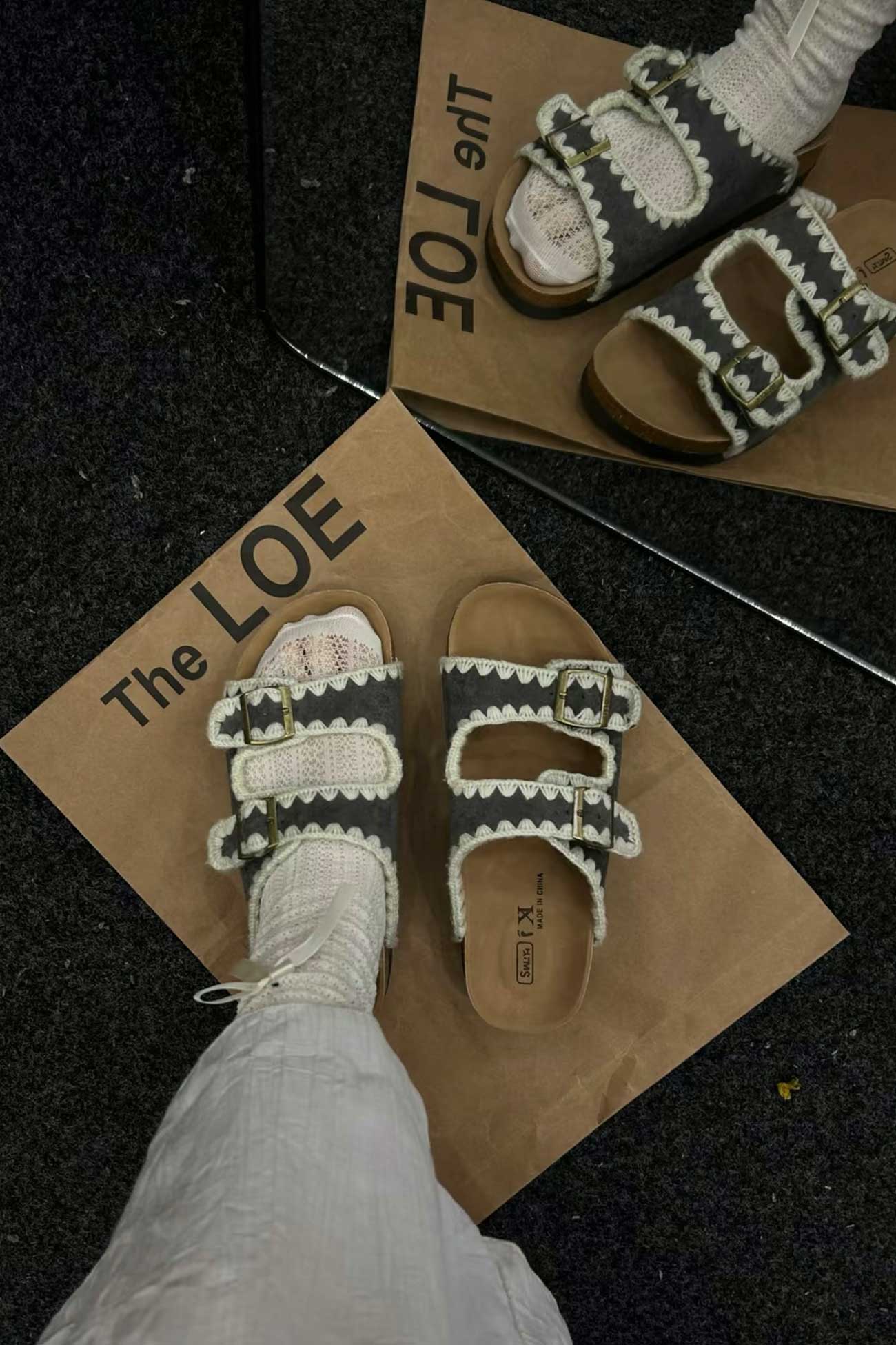 A Vintage Style Sandals with Delicate Timeless Details