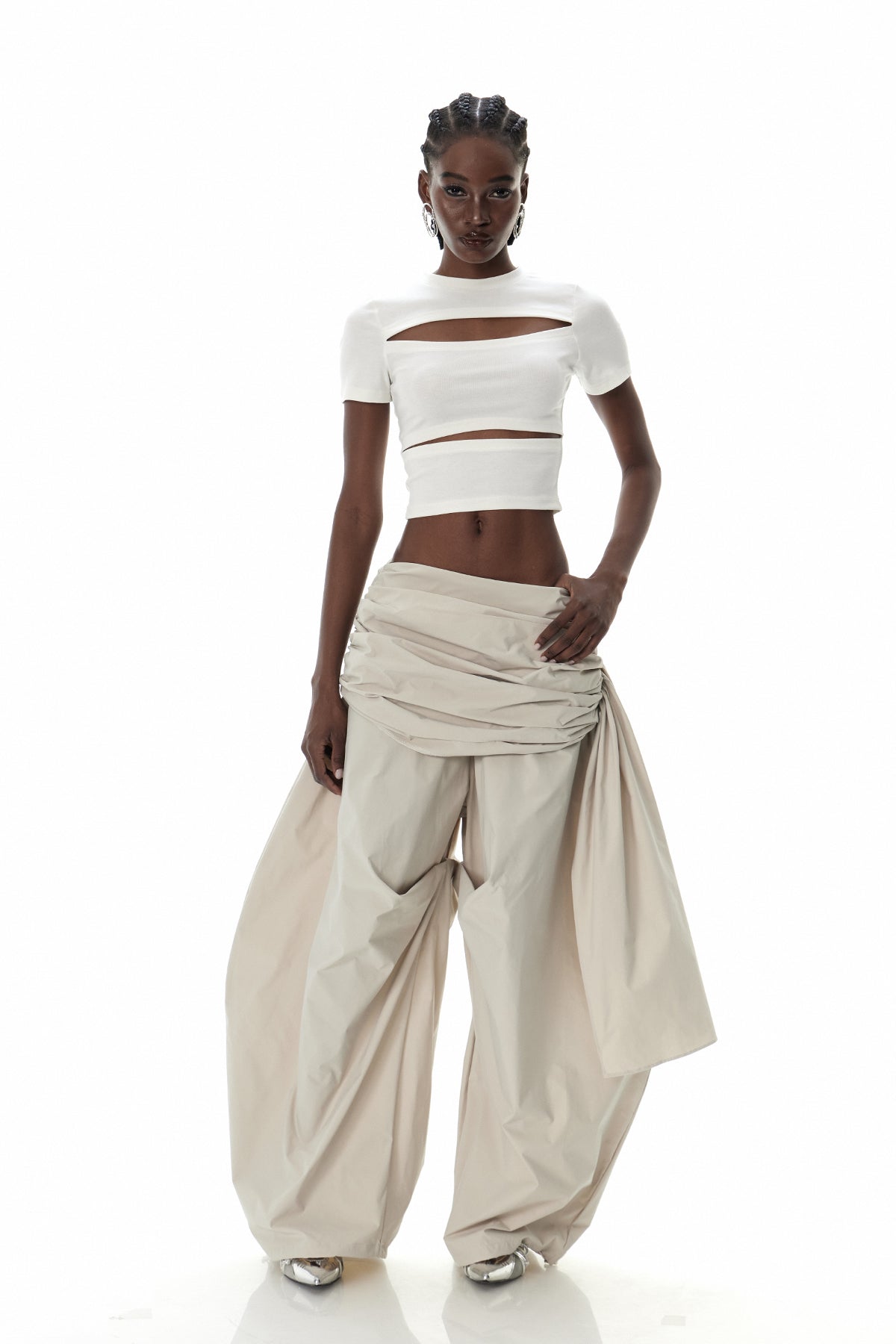 A Vintage Style Pants with Delicate Timeless Details
