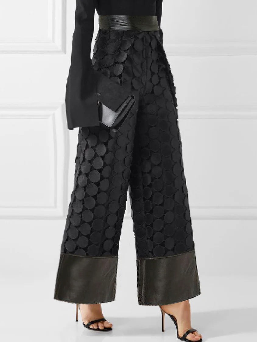 A Vintage Style Trousers with Delicate Timeless Details