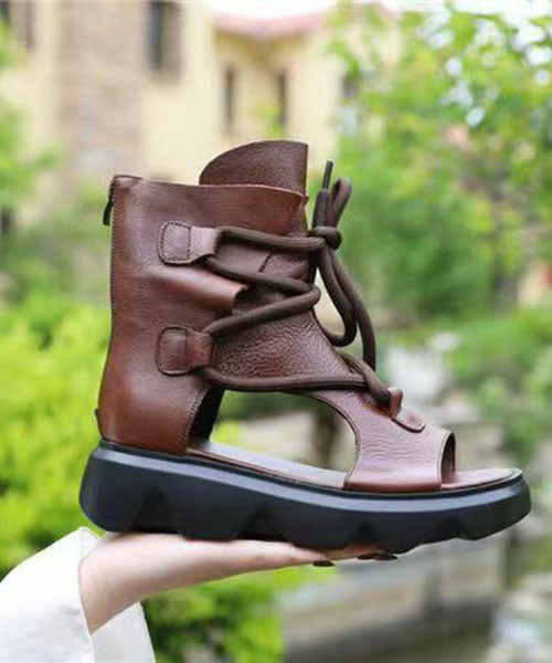 A Vintage Style Boots with Delicate Timeless Details