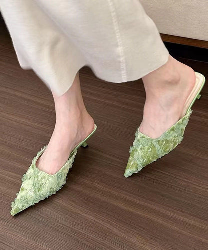 A Vintage Style Sandals with Delicate Timeless Details