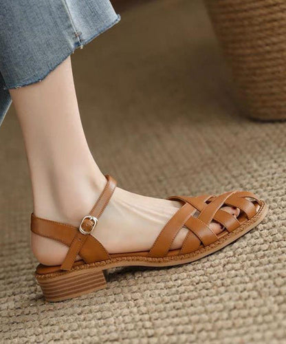 A Vintage Style Sandals with Delicate Timeless Details