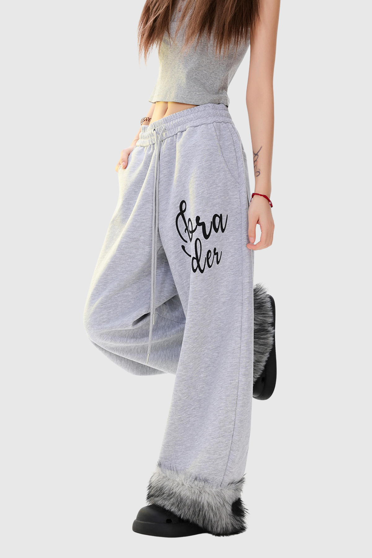 A Vintage Style Pants with Delicate Timeless Details
