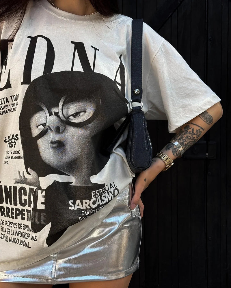 A Vintage Style T-Shirt with Delicate Timeless Details
