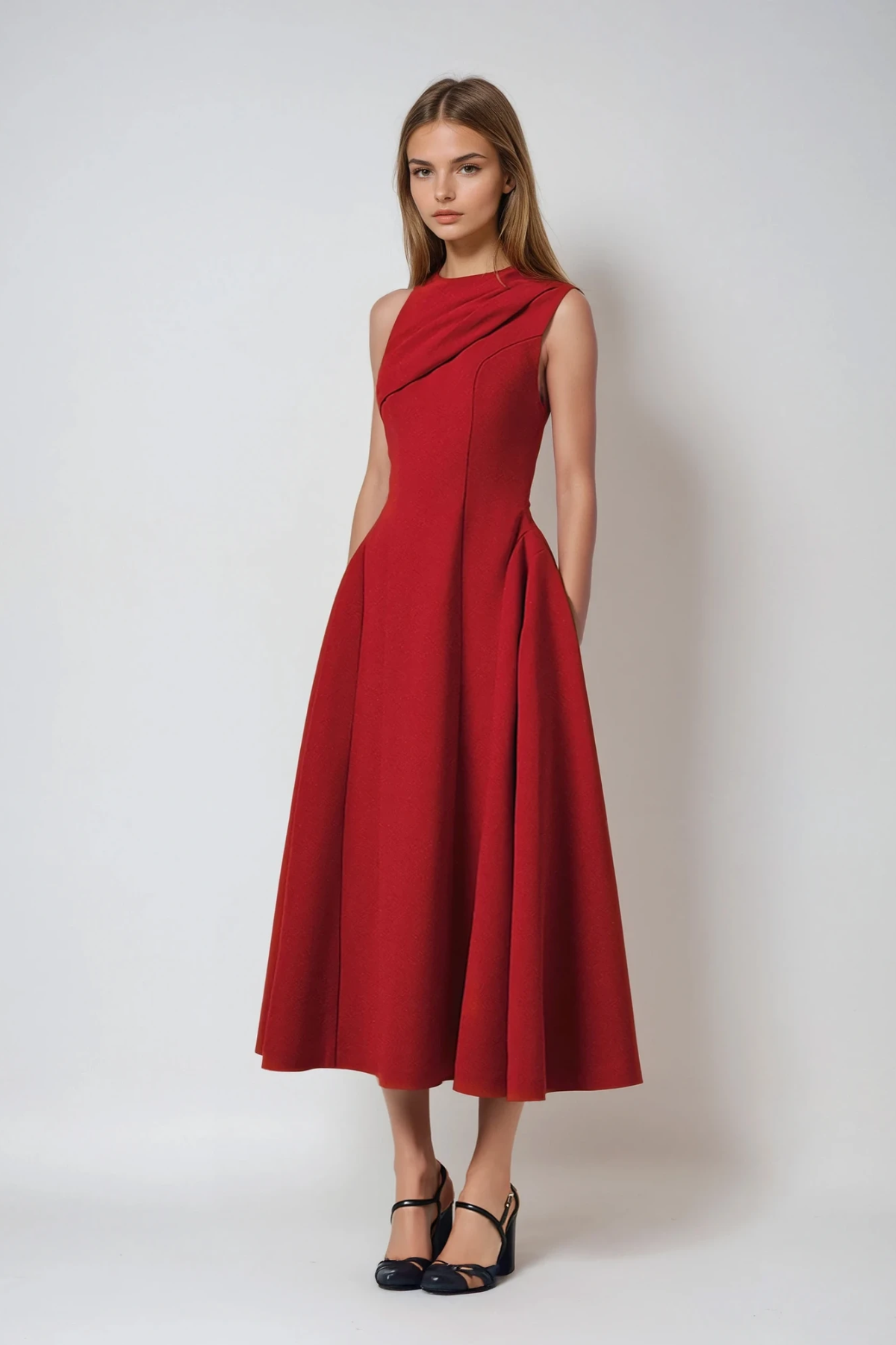 Elegantly Styled Dress for Everyday Wear