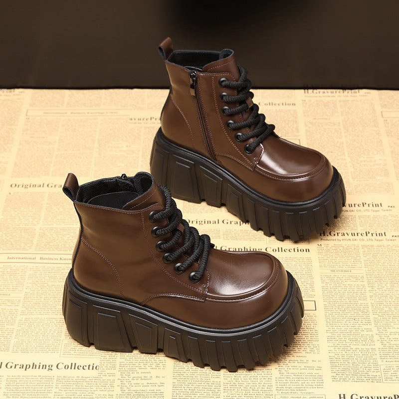 A Vintage Style Boots with Delicate Timeless Details