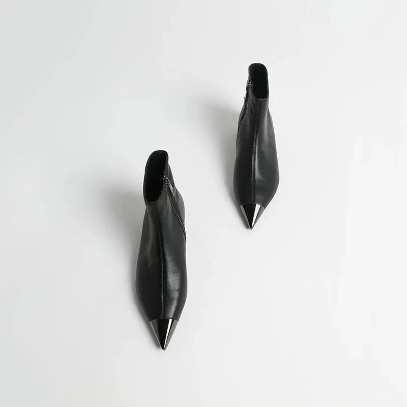 A Vintage Style Boots with Delicate Timeless Details