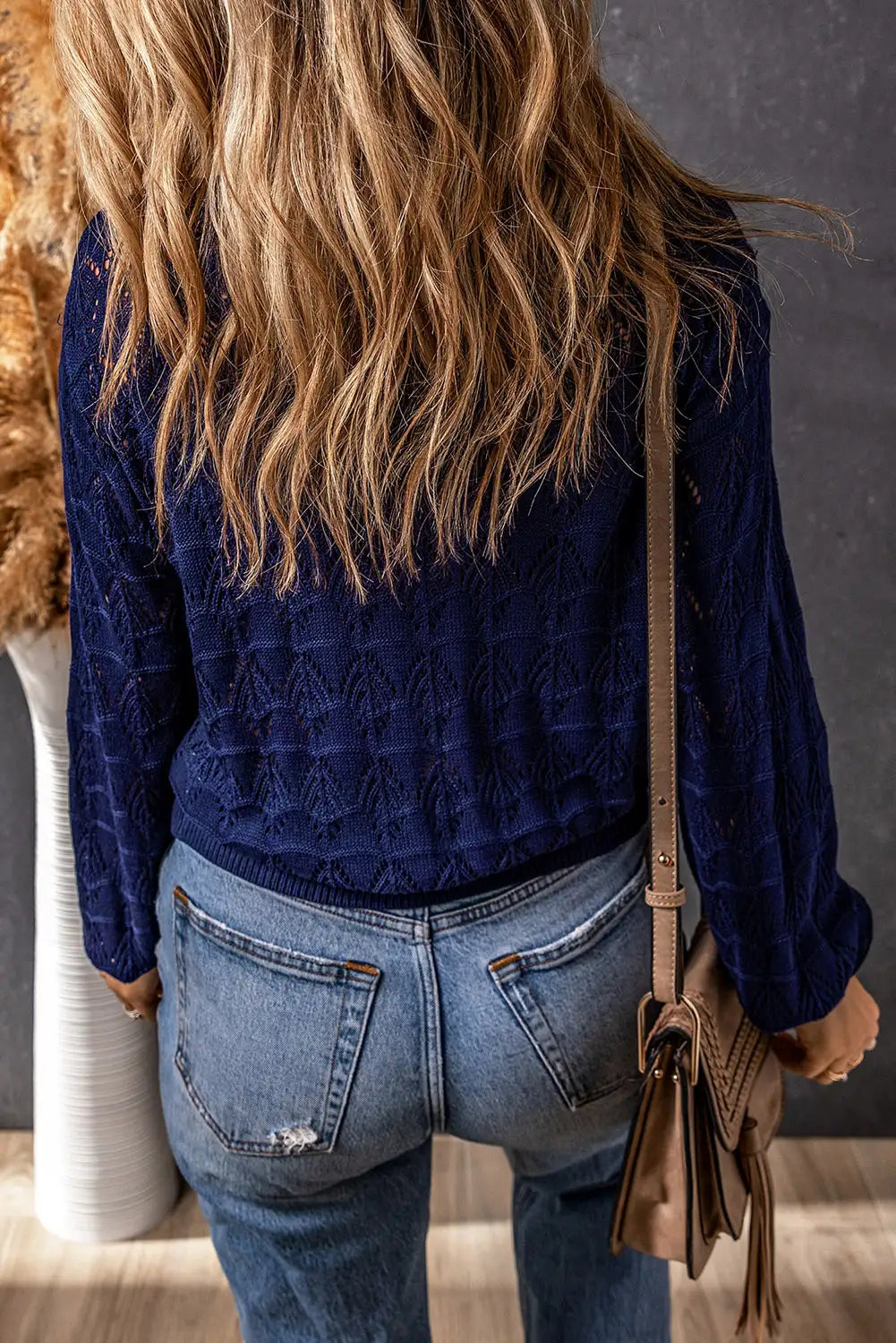 A Vintage Style Cardigan with Delicate Timeless Details