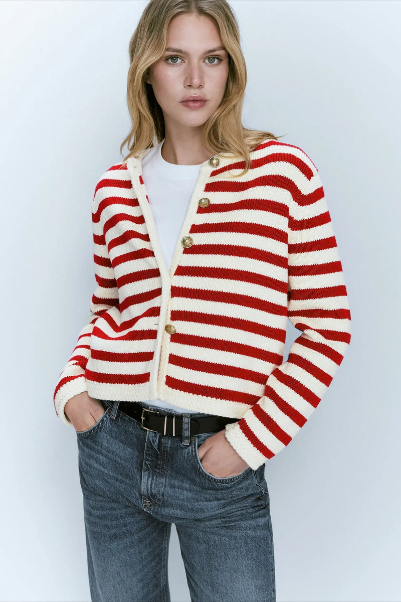 Vintage Inspired Cardigan with a Contemporary Edge