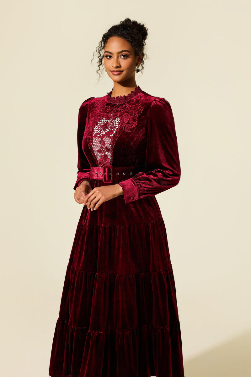 A Vintage Style Dress with Delicate Timeless Details