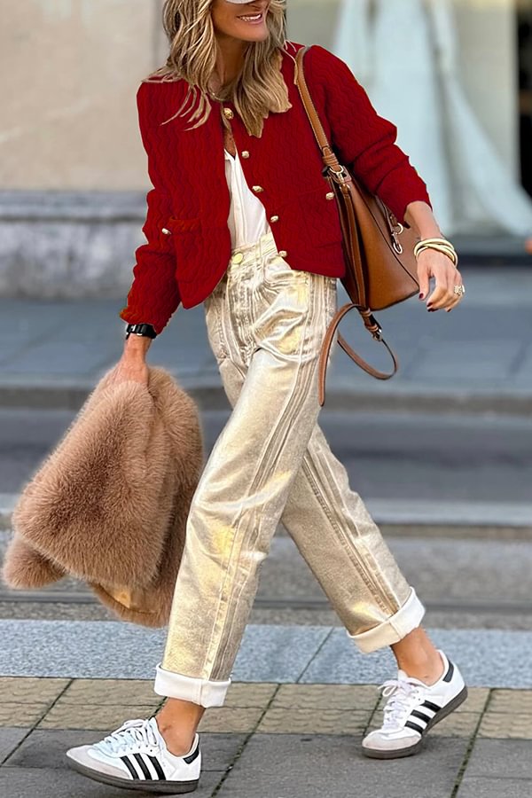 Vintage Inspired Cardigan with a Contemporary Edge