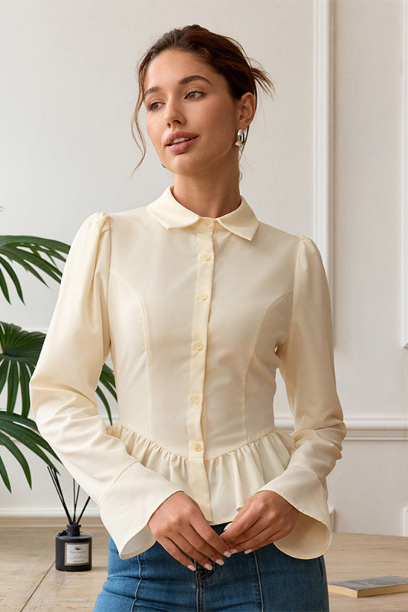 Well Tailored Blouse with a Graceful Silhouette