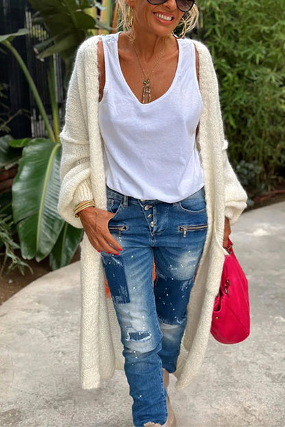 A Vintage Style Cardigan with Delicate Timeless Details