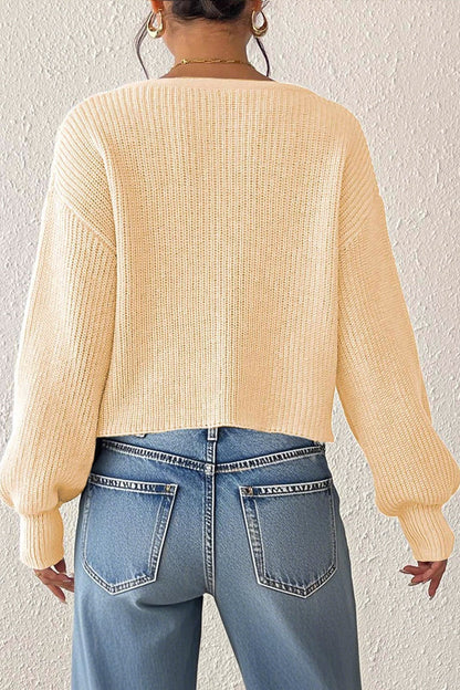 A Vintage Style Sweater with Delicate Timeless Details