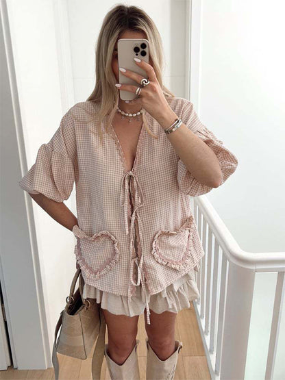 A Vintage Style Shirt with Delicate Timeless Details