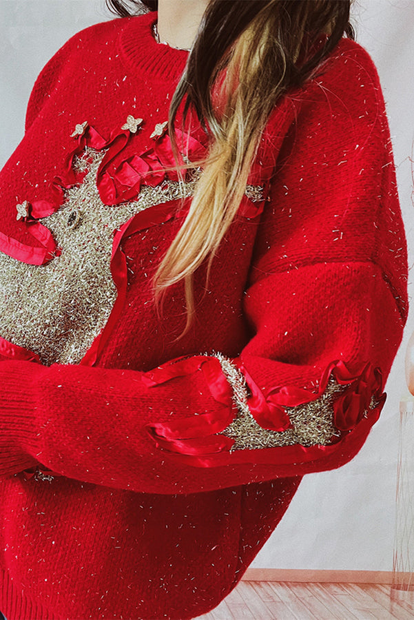 A Vintage Style Sweater with Delicate Timeless Details