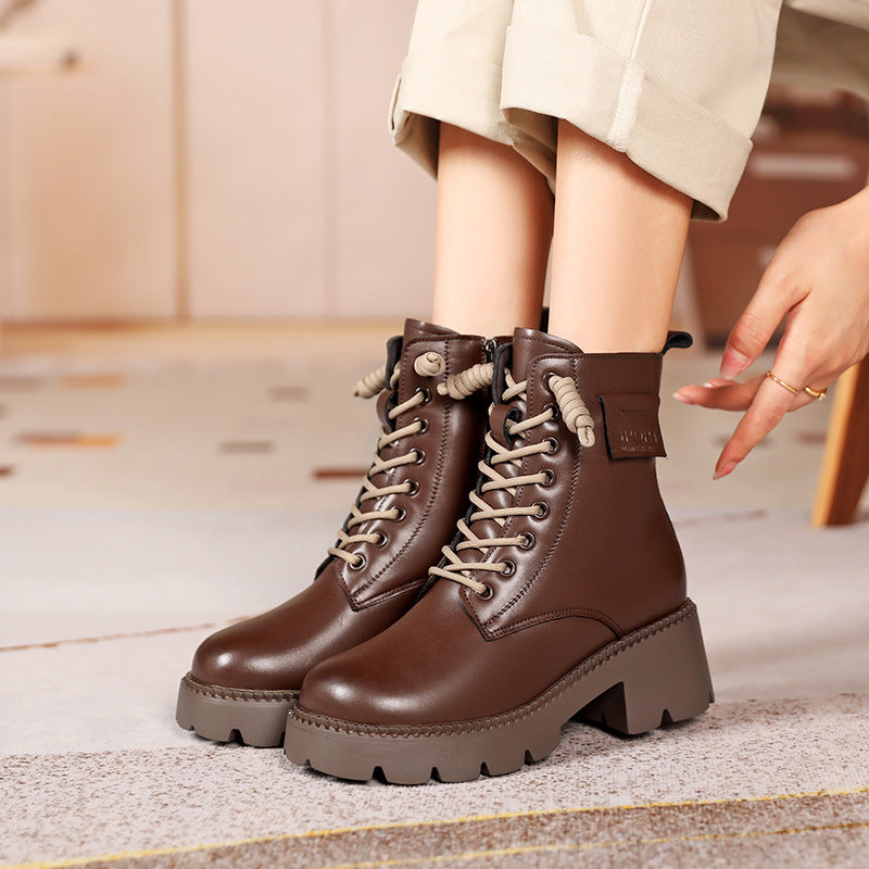 A Vintage Style Boots with Delicate Timeless Details