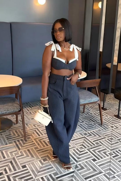 A Vintage Style Pants with Delicate Timeless Details