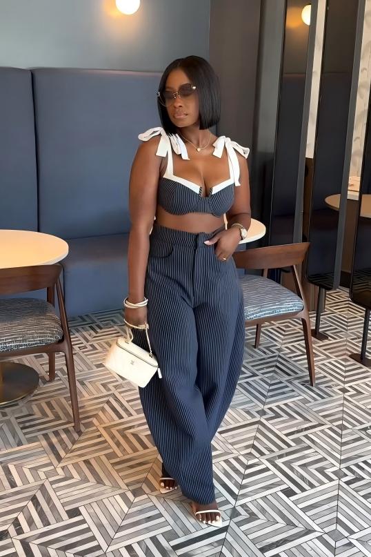 A Vintage Style Pants with Delicate Timeless Details