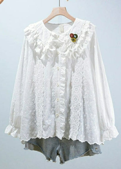 A Vintage Style Blouse with Delicate Timeless Details