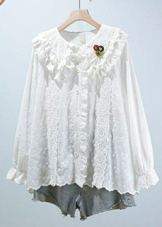 A Vintage Style Blouse with Delicate Timeless Details