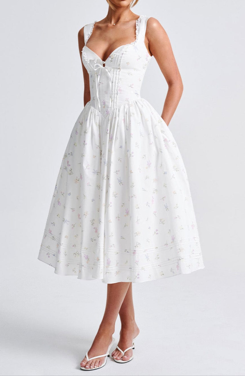 A Vintage Style Dress with Delicate Timeless Details