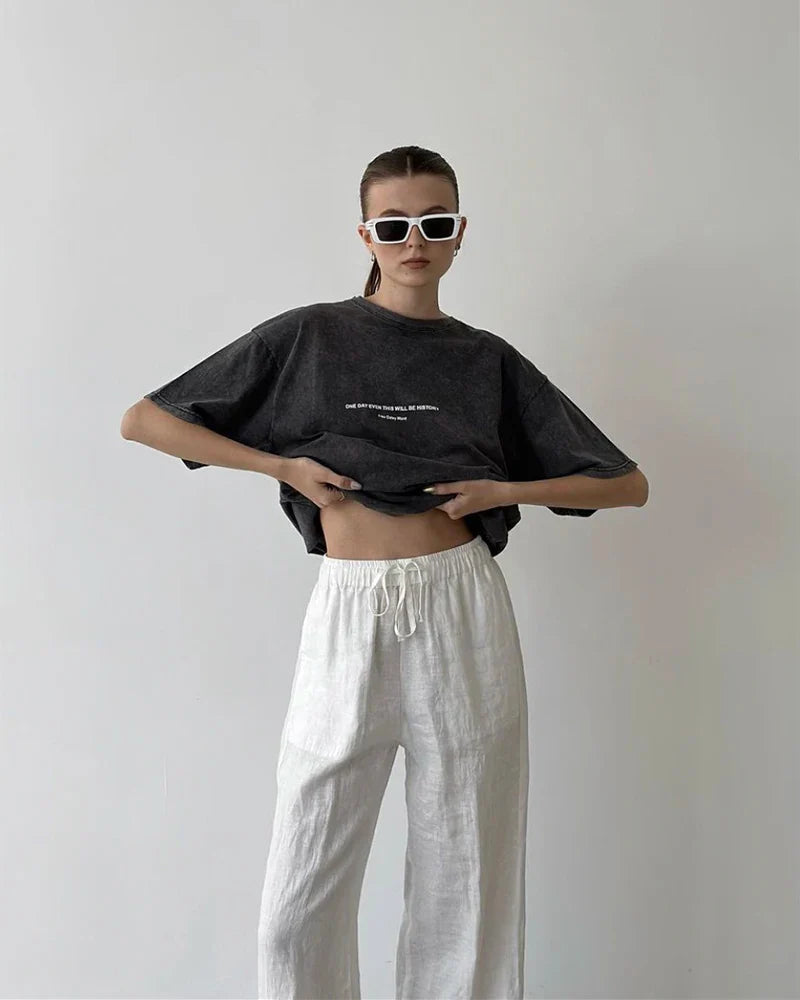 A Vintage Style T-Shirt with Delicate Timeless Details