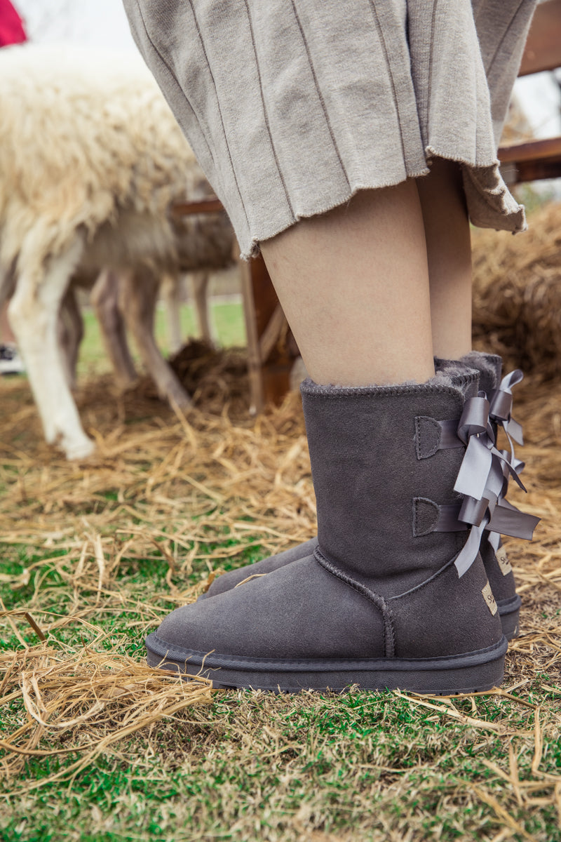 A Vintage Style Boots with Delicate Timeless Details