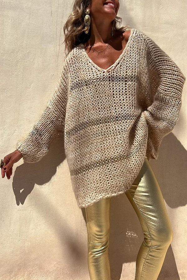 Vintage Inspired Sweater with a Contemporary Edge