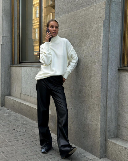 A Vintage Style Sweater with Delicate Timeless Details