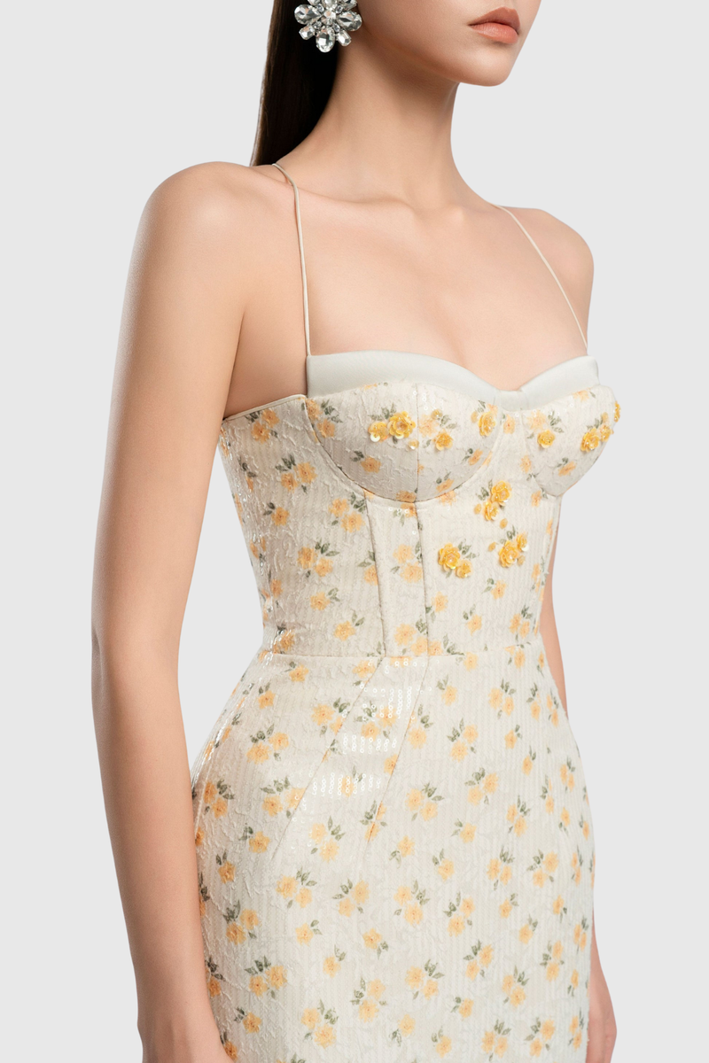 A Vintage Style Dress with Delicate Timeless Details
