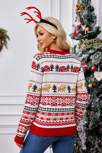 Classic Vintage Sweater with a Flattering Fit