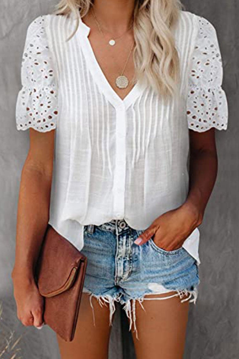 A Vintage Style Top with Delicate Timeless Details