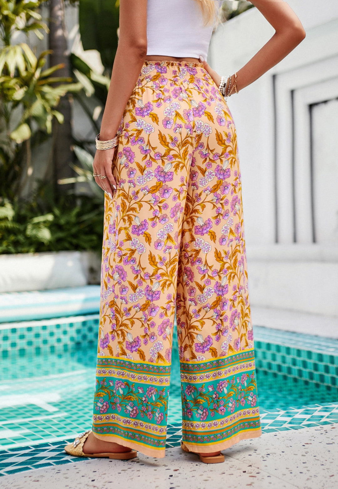 A Vintage Style Pants with Delicate Timeless Details