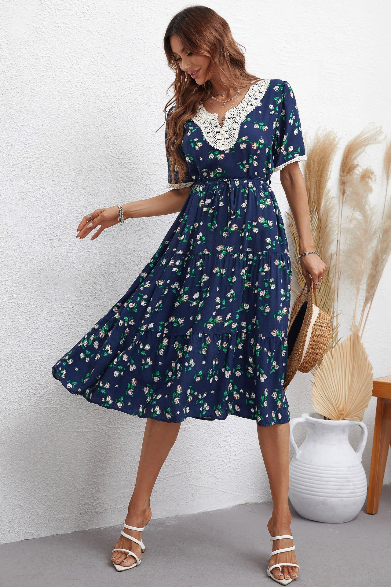 A Vintage Style Dress with Delicate Timeless Details