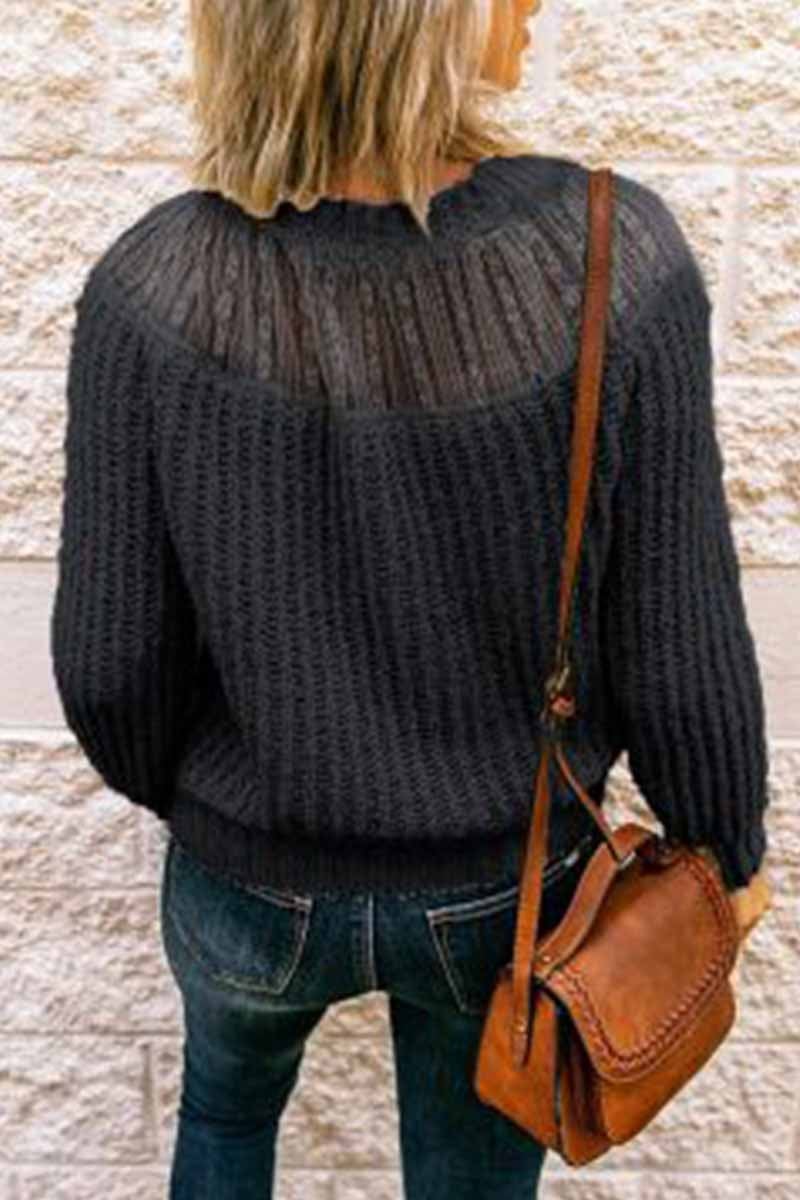 A Vintage Style Sweater with Delicate Timeless Details