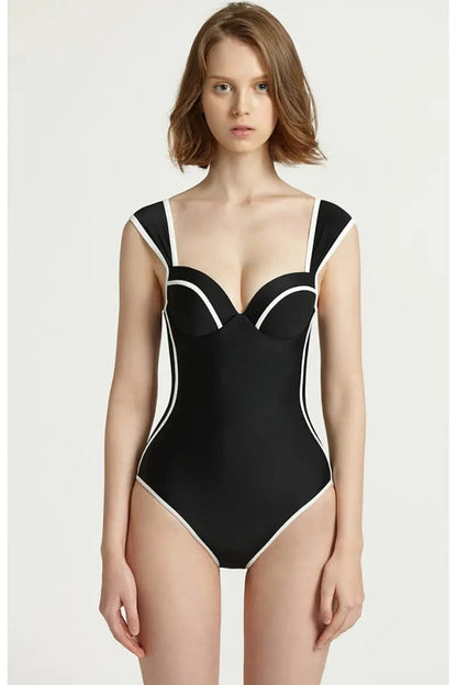 Well Tailored Swimsuit with a Graceful Silhouette
