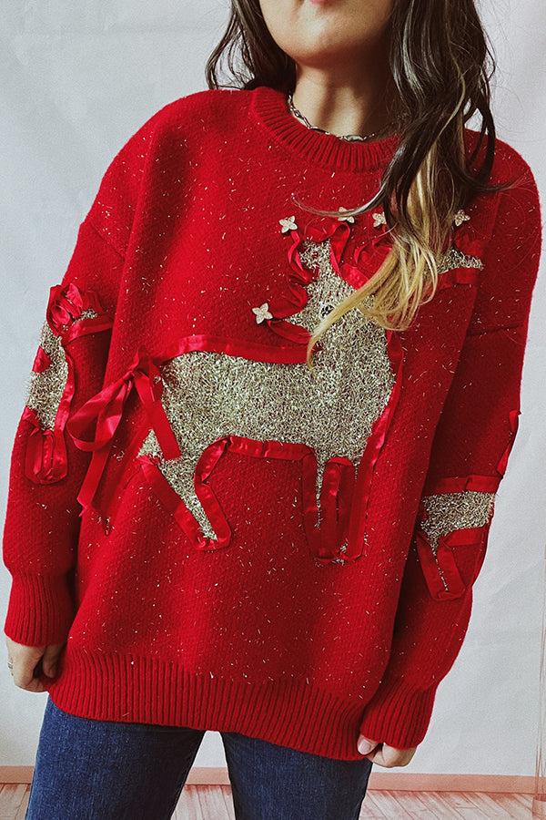 A Vintage Style Sweater with Delicate Timeless Details