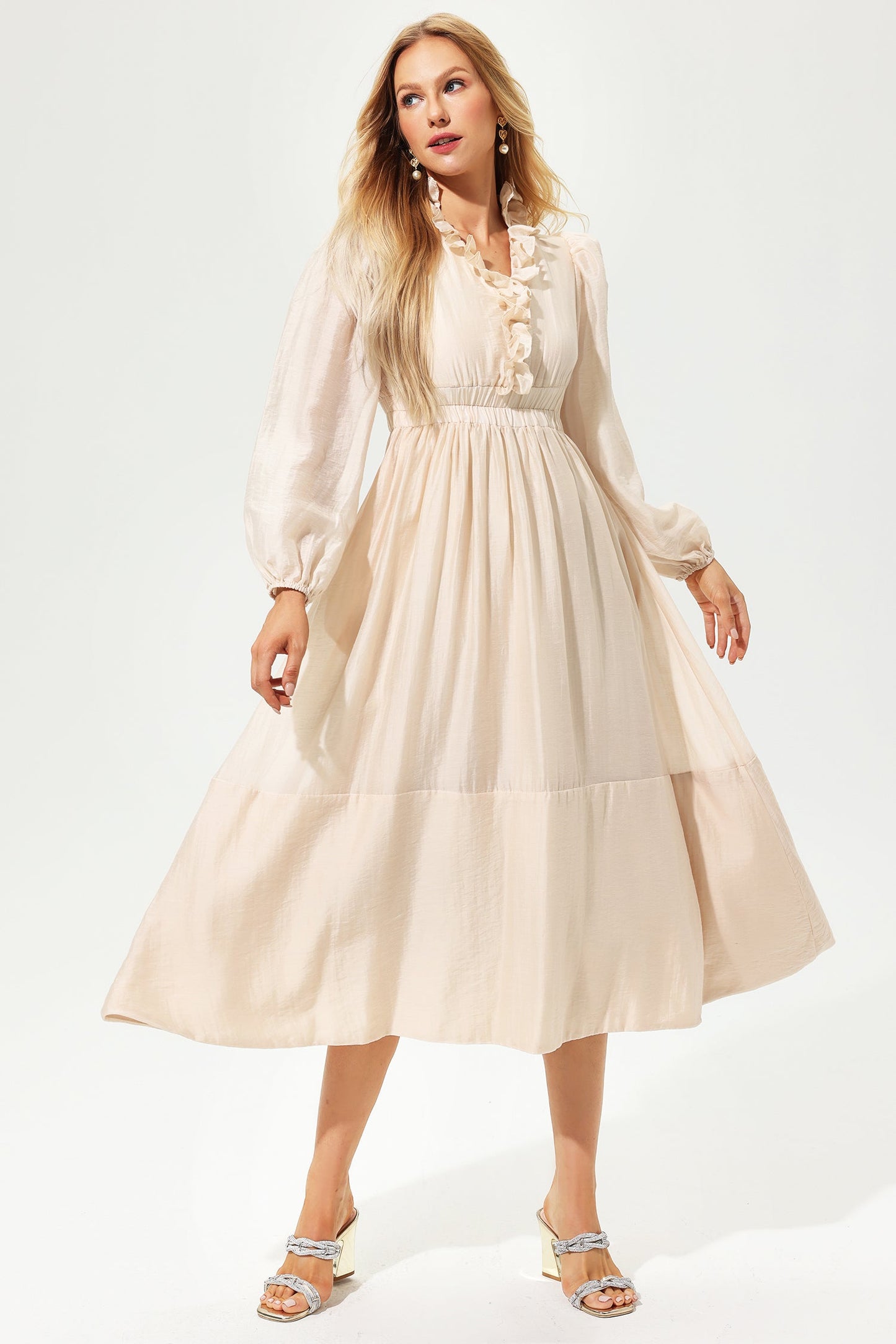 A Vintage Style Dress with Delicate Timeless Details