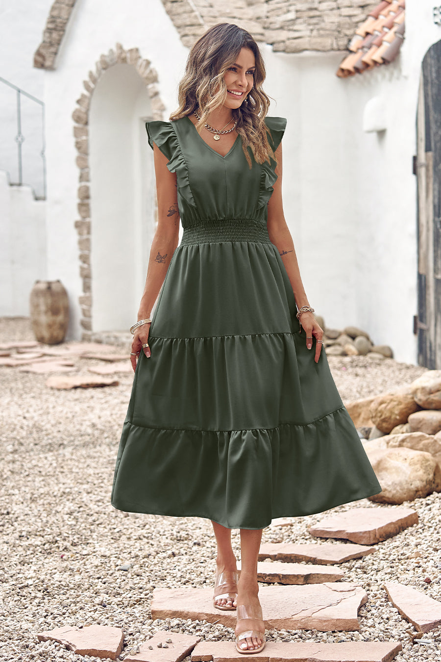 Classic Vintage Dress with a Flattering Fit
