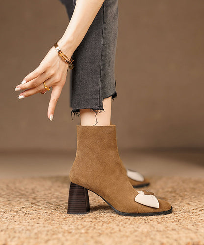 A Vintage Style Boots with Delicate Timeless Details