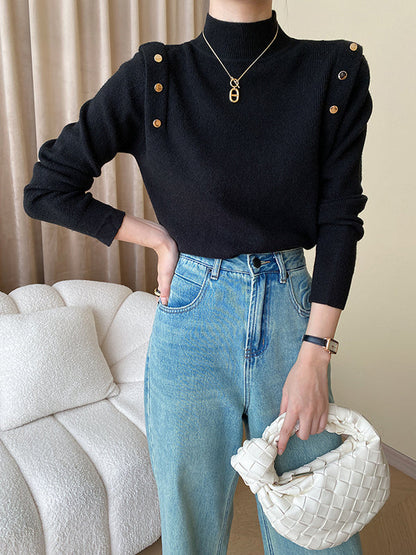 Well Tailored Sweater with a Graceful Silhouette