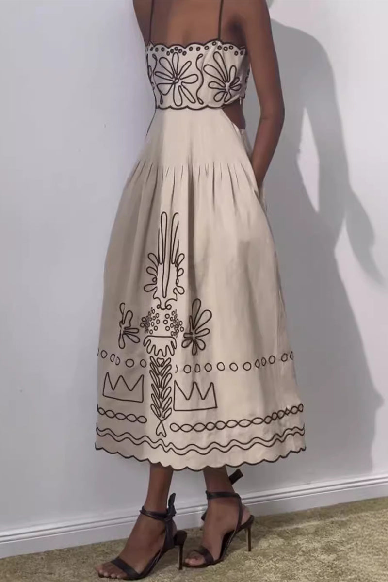 A Vintage Style Dress with Delicate Timeless Details