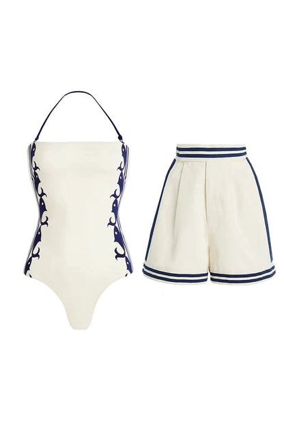 Classic Vintage Swimsuit with a Flattering Fit