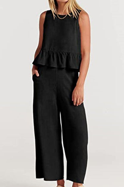 A Vintage Style Pants with Delicate Timeless Details