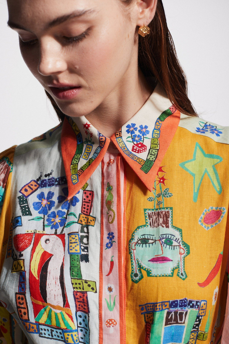 A Vintage Style Dress with Delicate Timeless Details