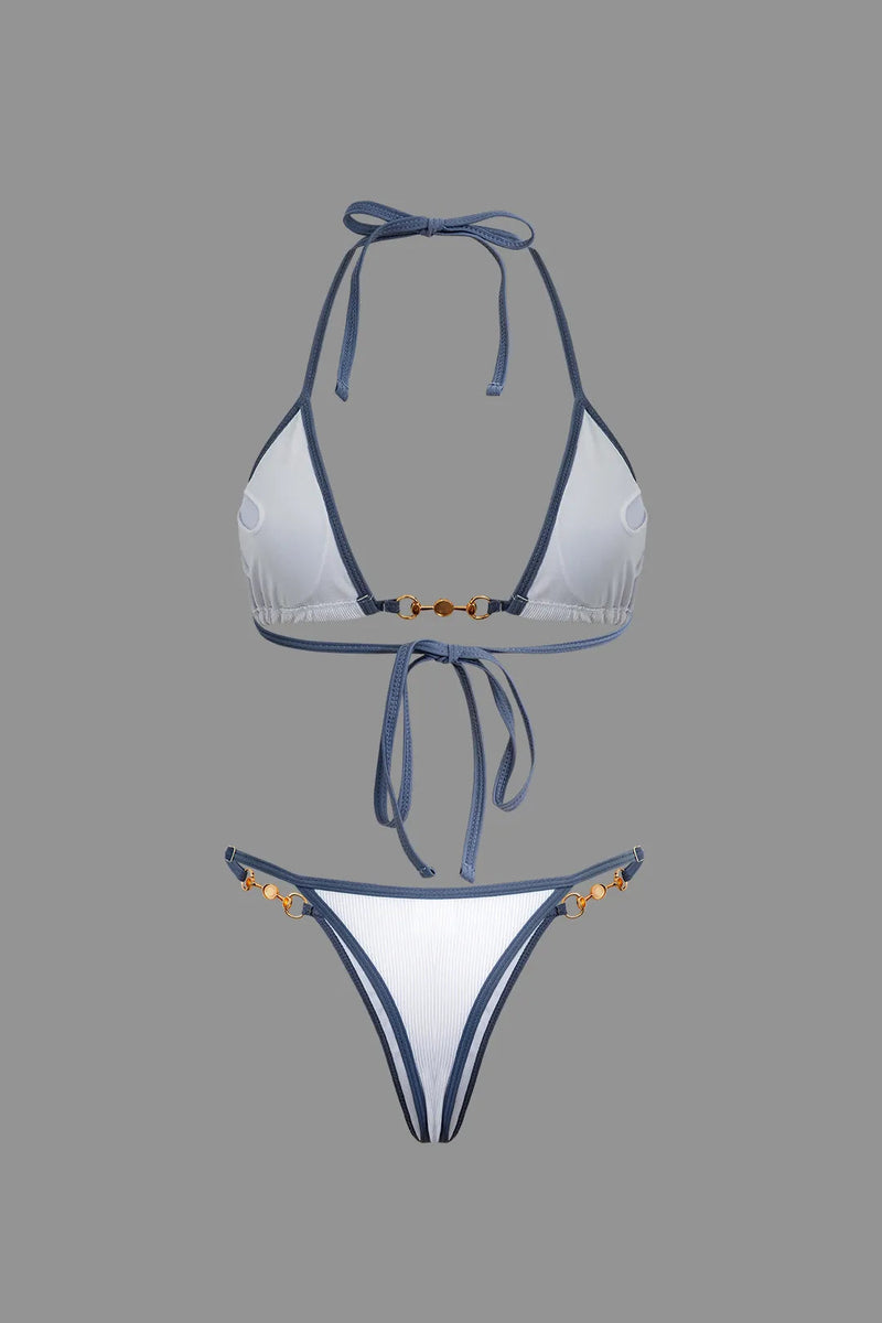 A Vintage Style Bikini with Delicate Timeless Details