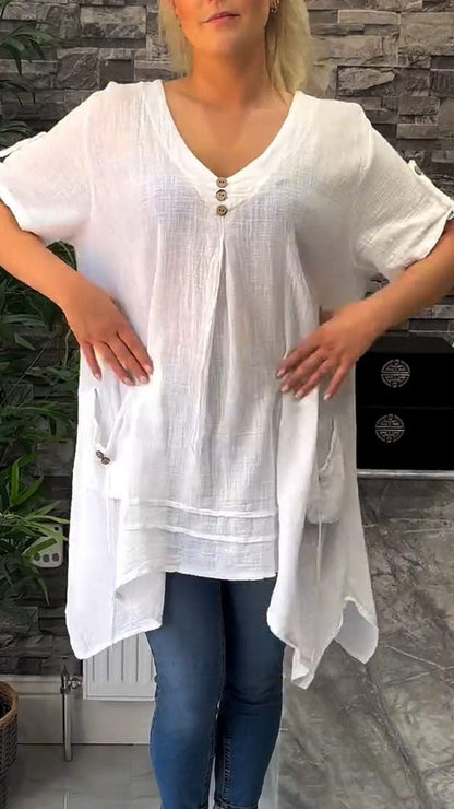 Classic Vintage Top with a Flattering Fit